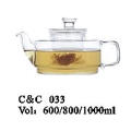 Factory Price Glass Tea Set with Glass Filter, Glassware, Coffee Pot